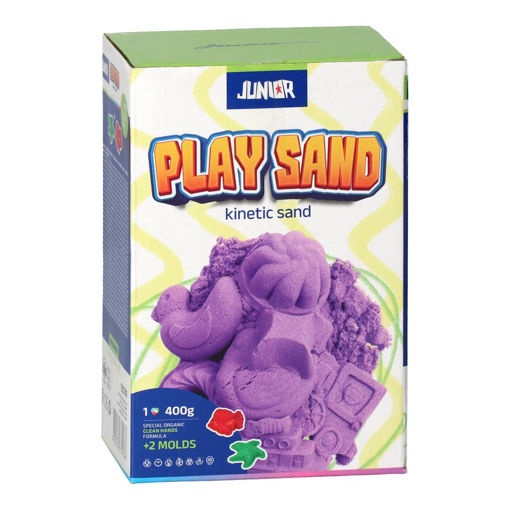 Picture of KINETIC SAND WITH MOULDS PURPLE 400G